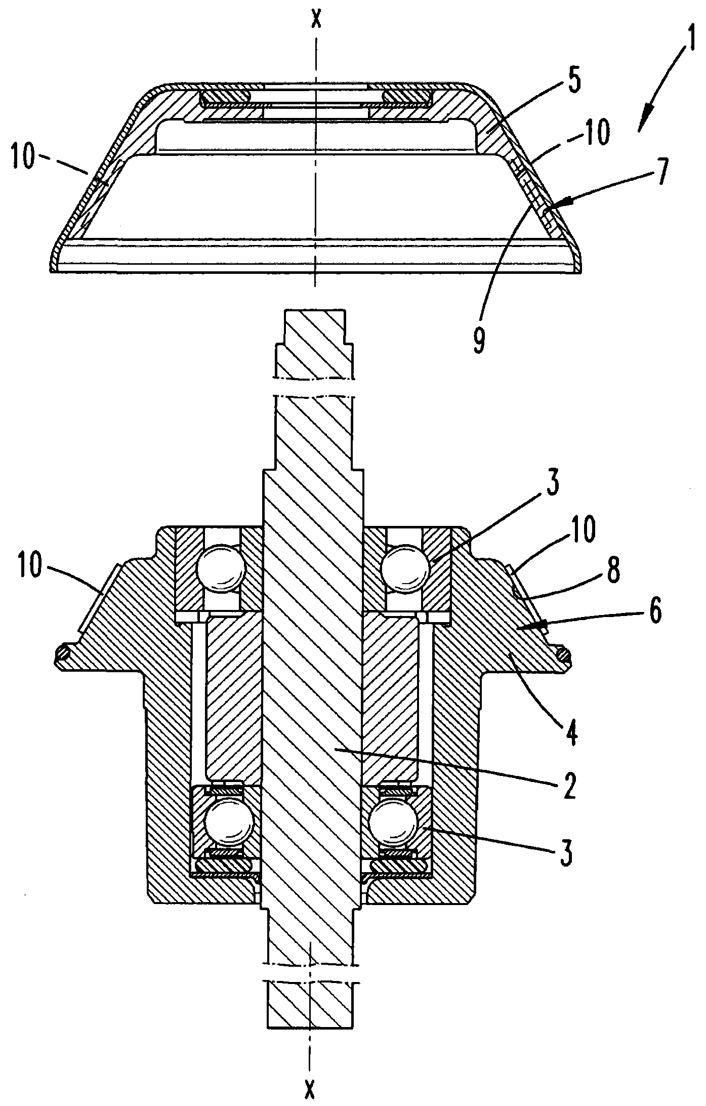 Method for bonding one adhesive member with a second adhesive member and adhesive partner or knife bearing