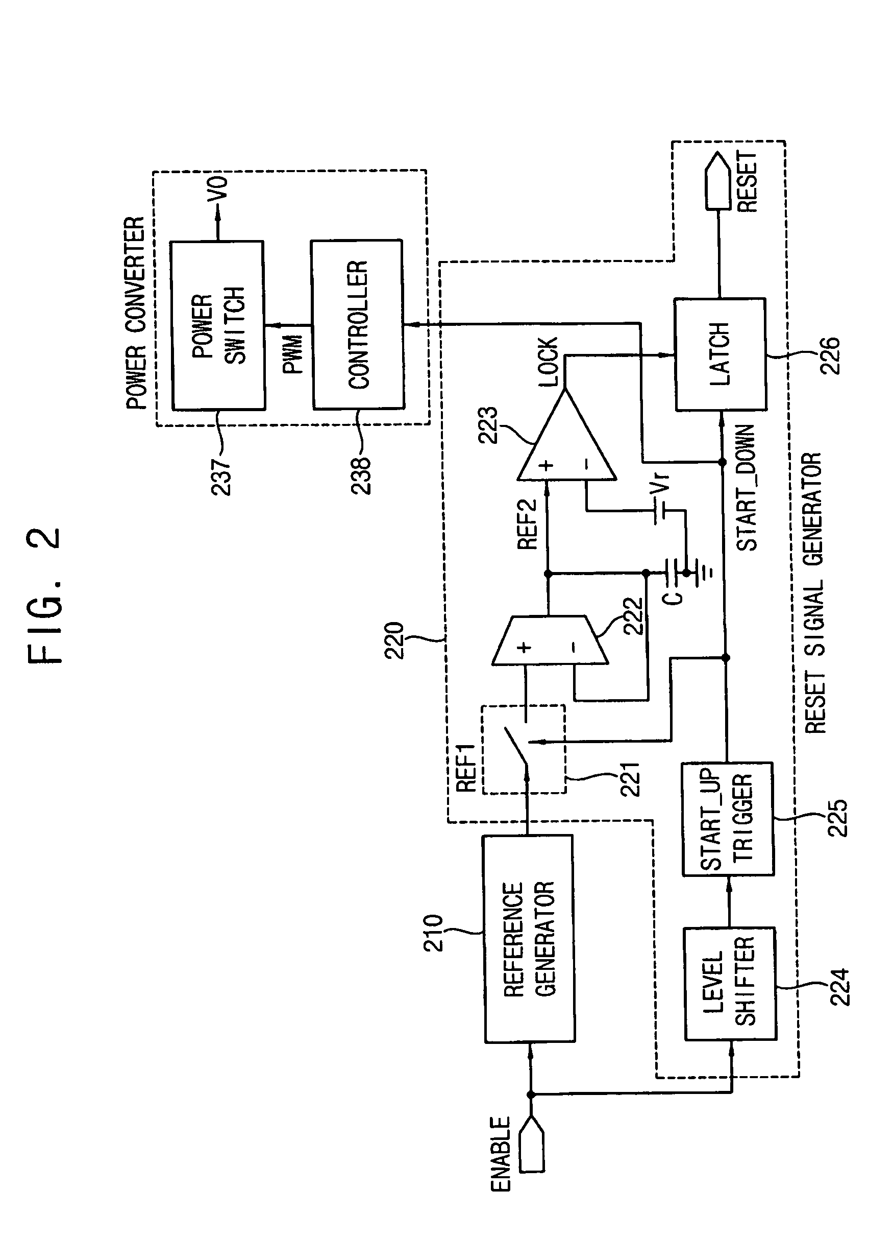 Reset control method and apparatus in power management integrated circuit