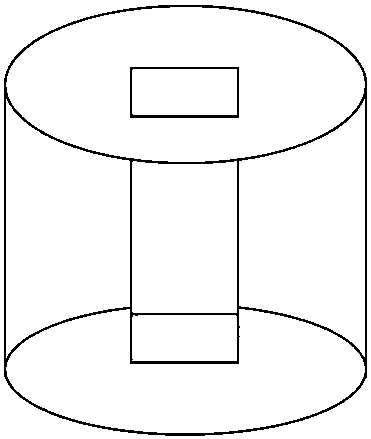 Round square-hole Liupu tea column making method and product thereof