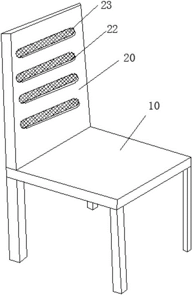 Novel chair for moxibustion