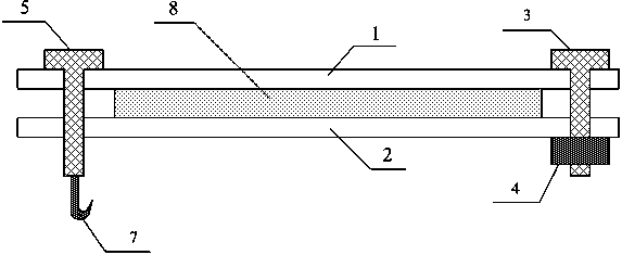 Fixing device used for rubber cutting and using method of fixing device