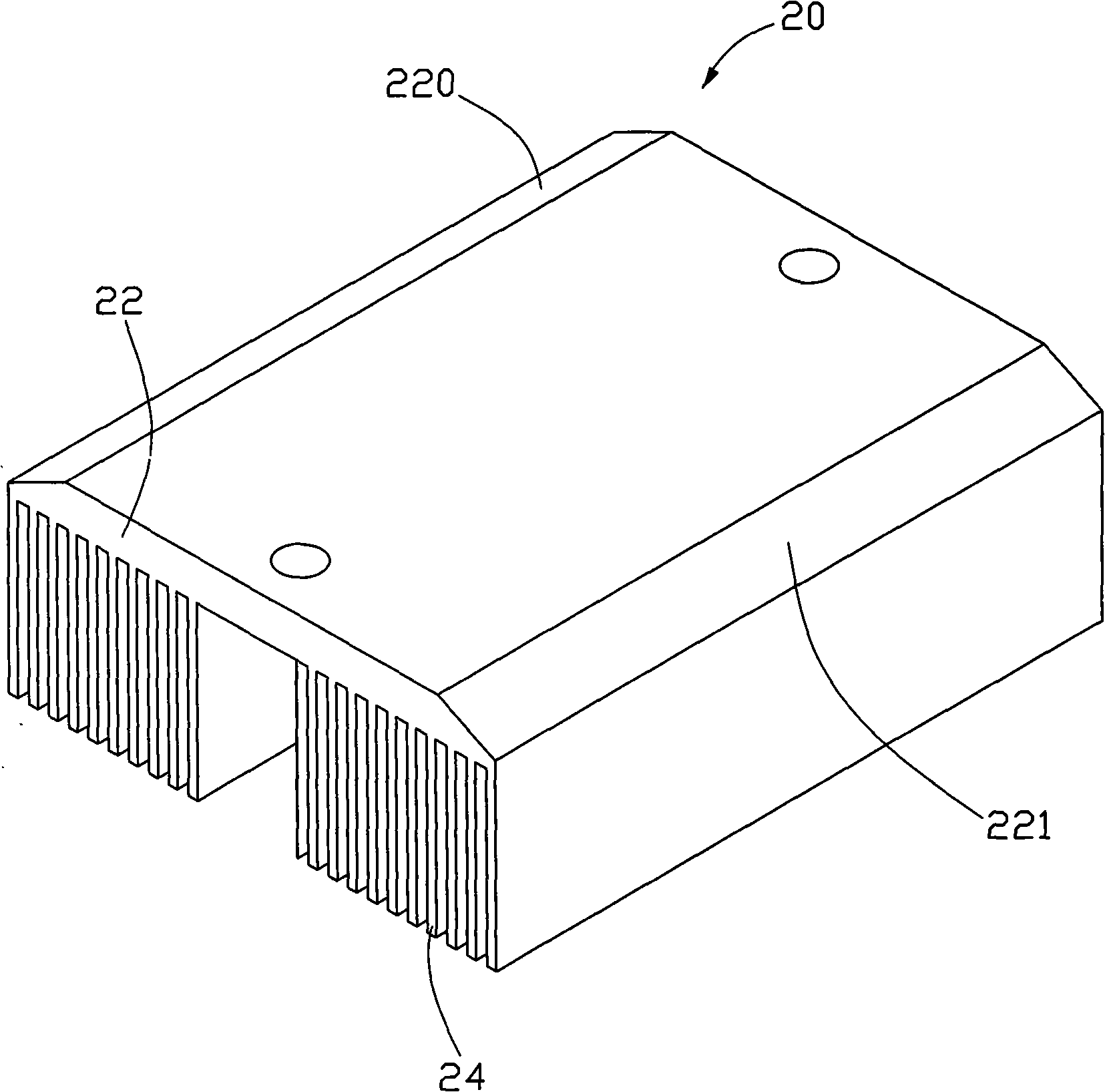 Heat radiation device