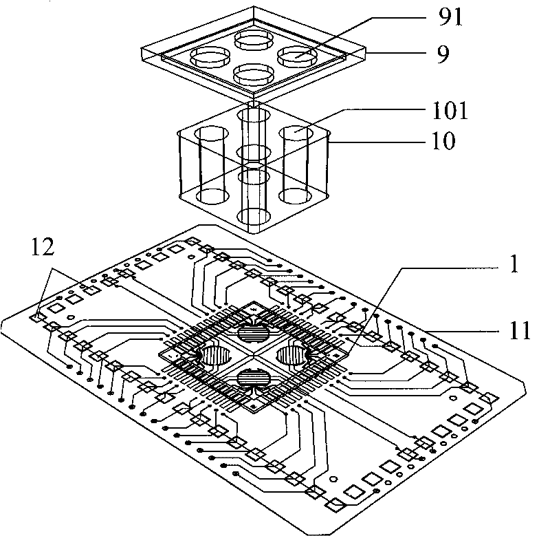 Multi-scale integrated cell impedance sensor for detecting behavior of single cells and cell groups