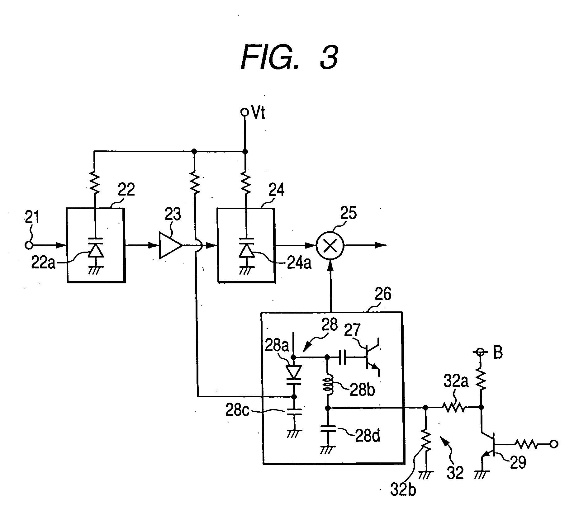 Television tuner which can obtain sufficient receiving sensitivity even when receiving FM broadcasting signal