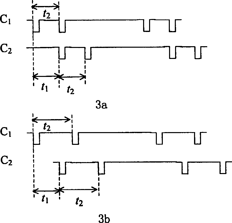 Method and system for distinguishing passenger train from goods train by between-wheel spacing method