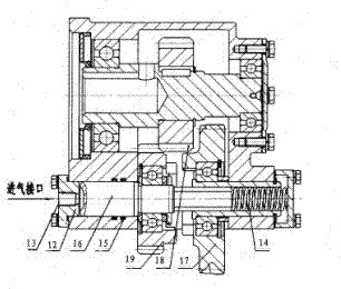 A front hydraulic lifting device for a heavy truck dump truck