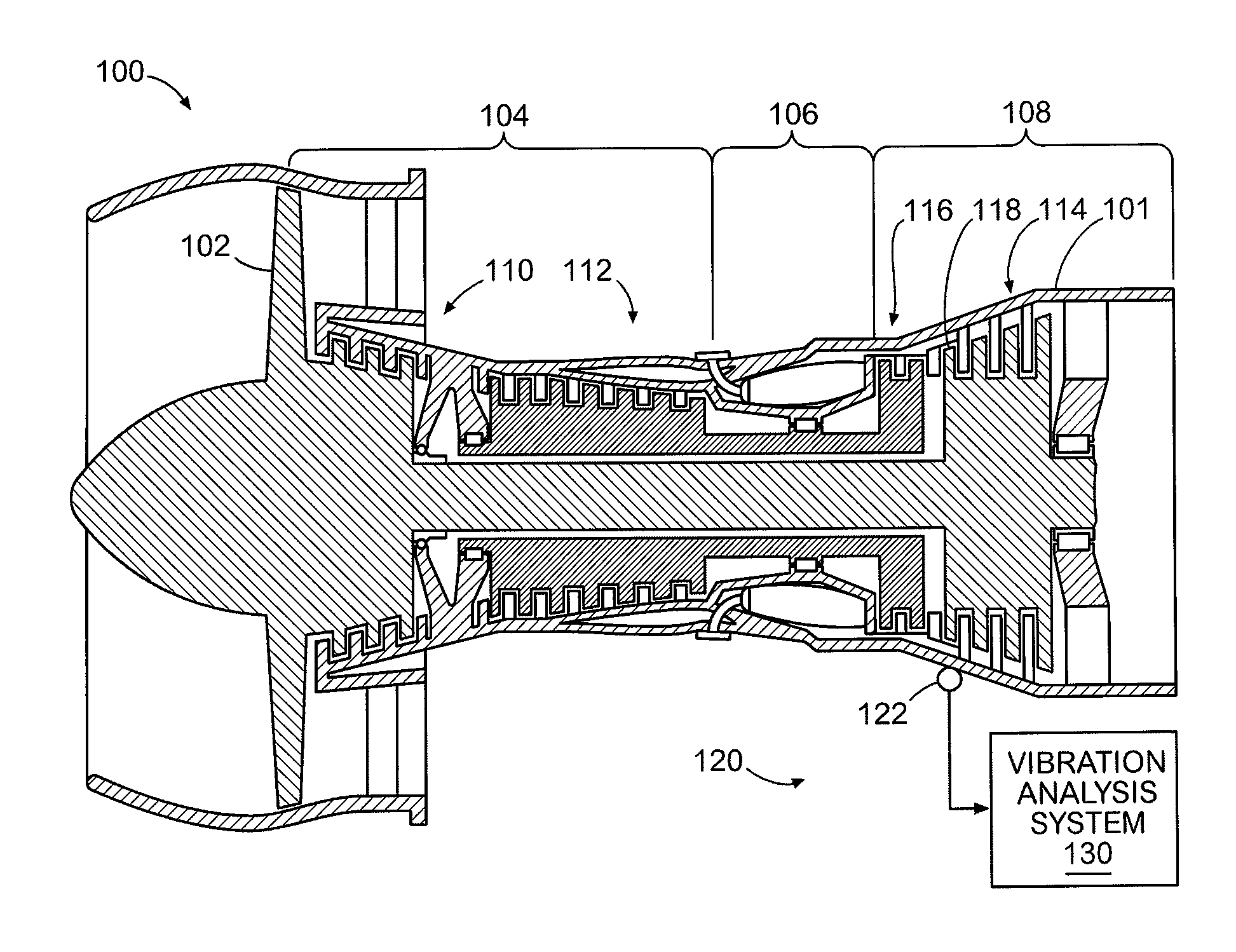 Gas Turbine Engine Systems and Methods Involving Vibration Monitoring