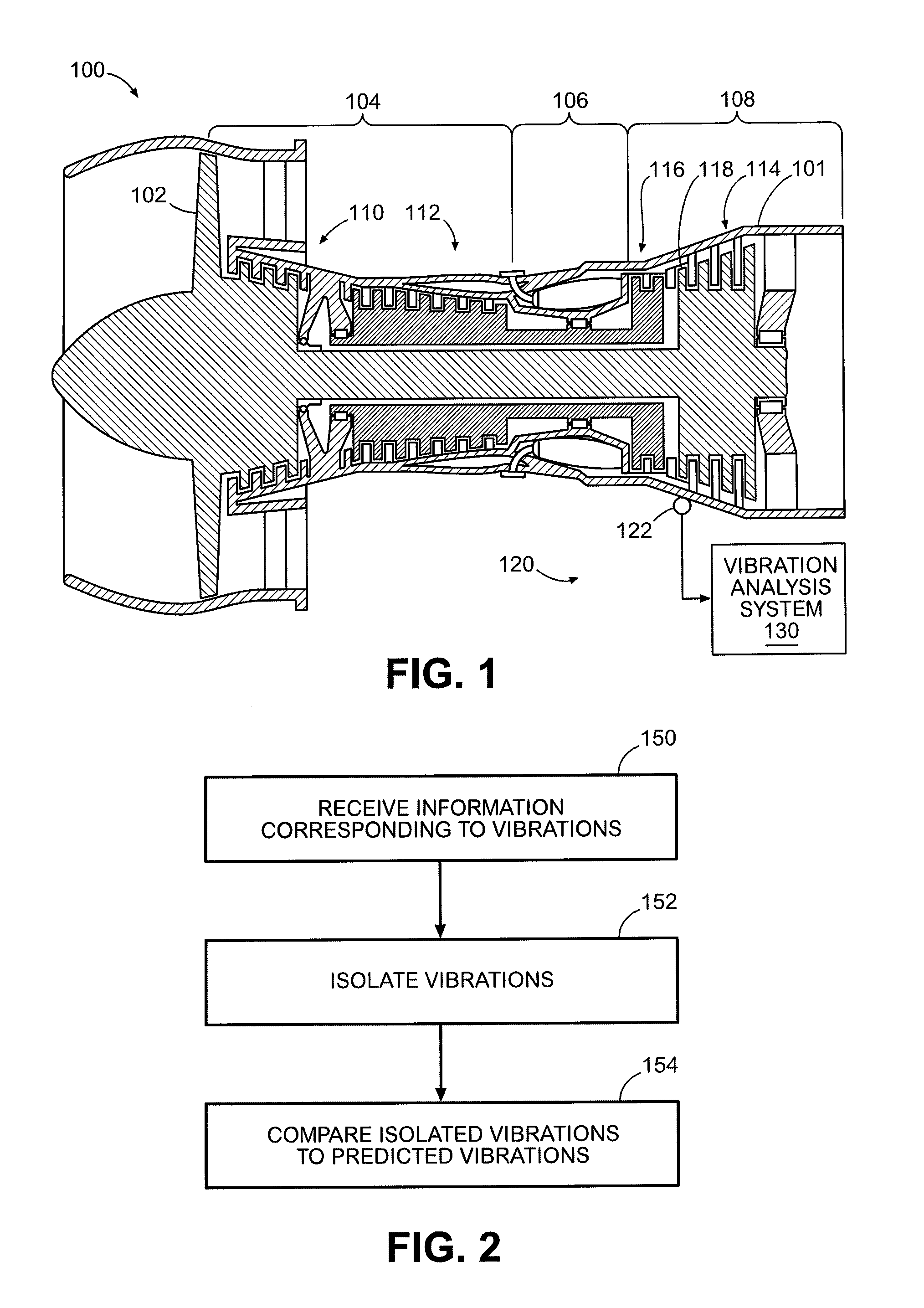 Gas Turbine Engine Systems and Methods Involving Vibration Monitoring