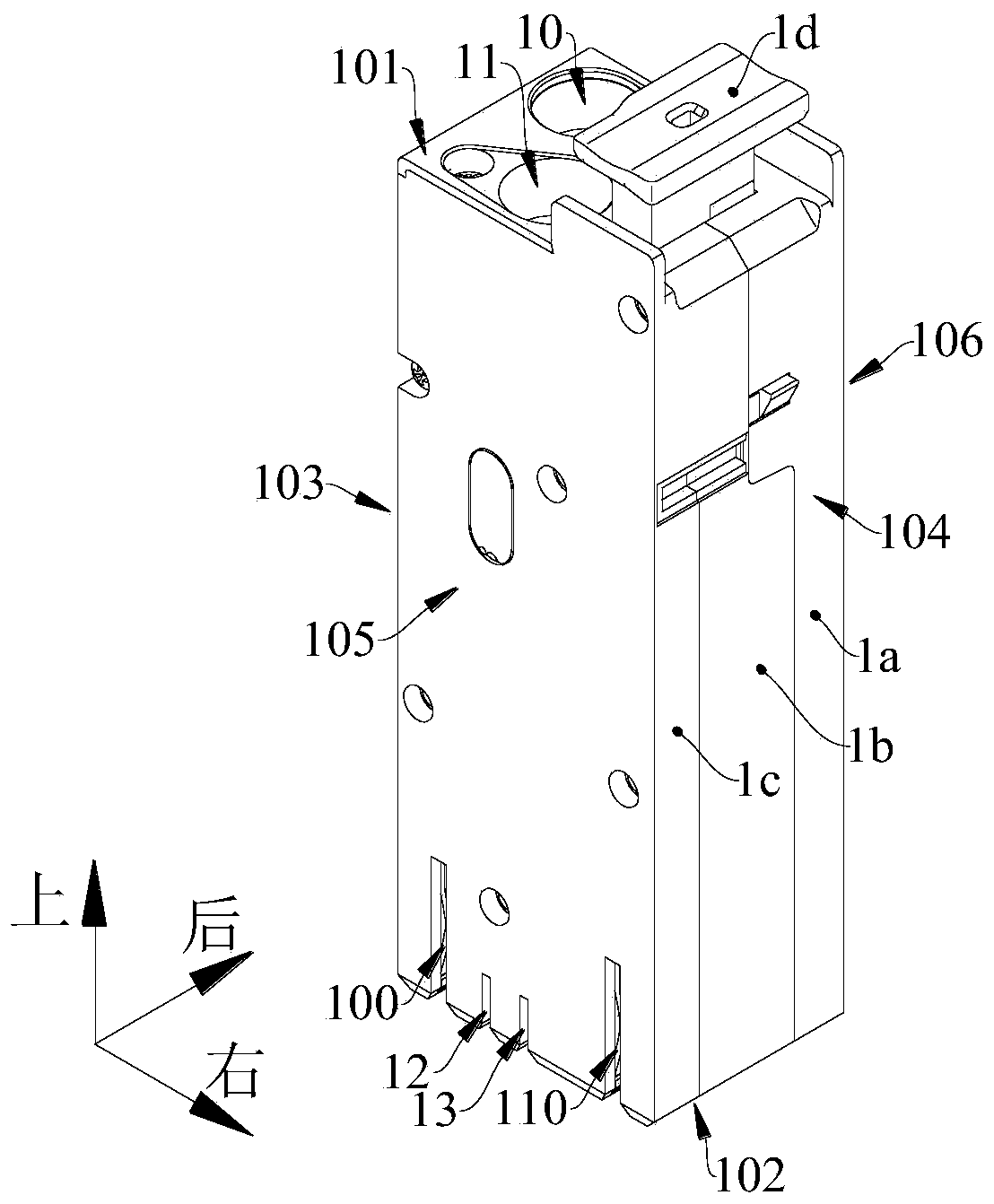 Plug-in circuit breaker