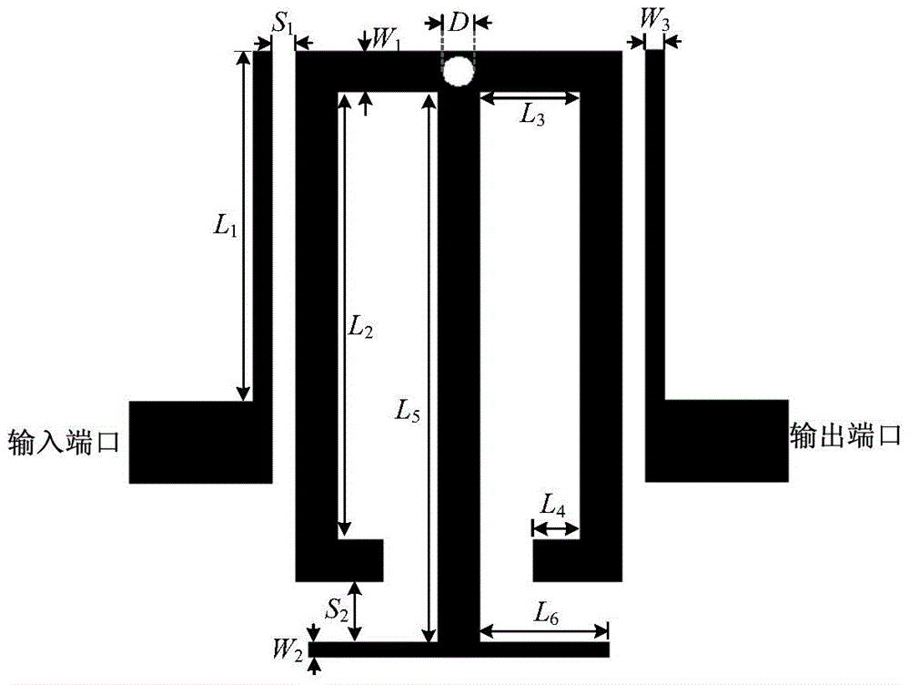Microstrip filter based on electromagnetic mixed coupling