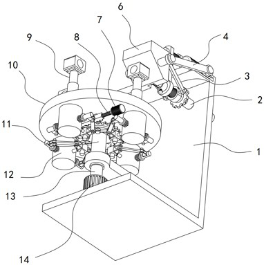 A damper durability test device