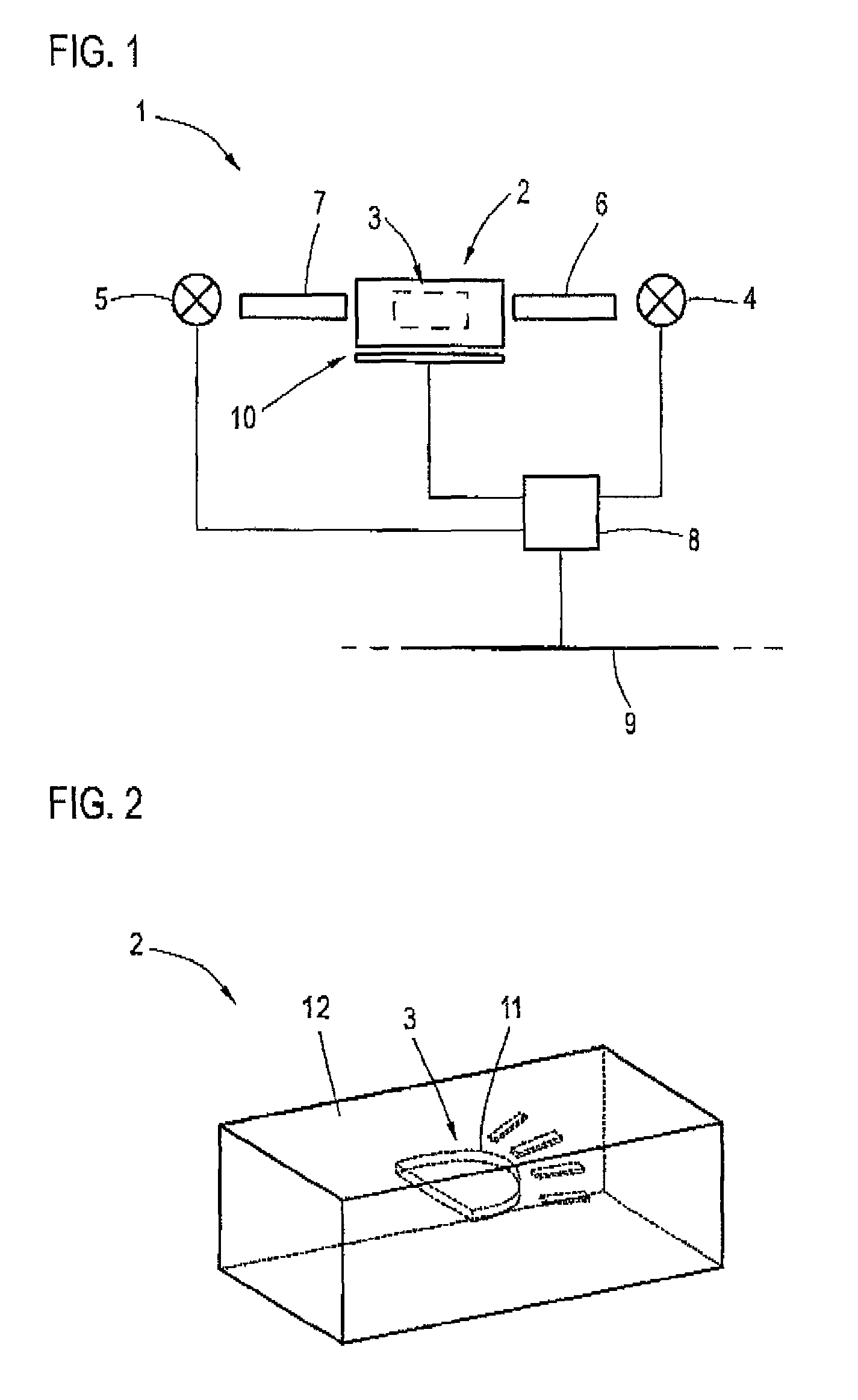 Illuminated display for representing a three-dimensional object