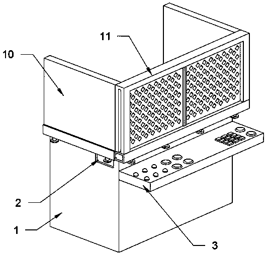 Dragging experiment table for small light-load motor