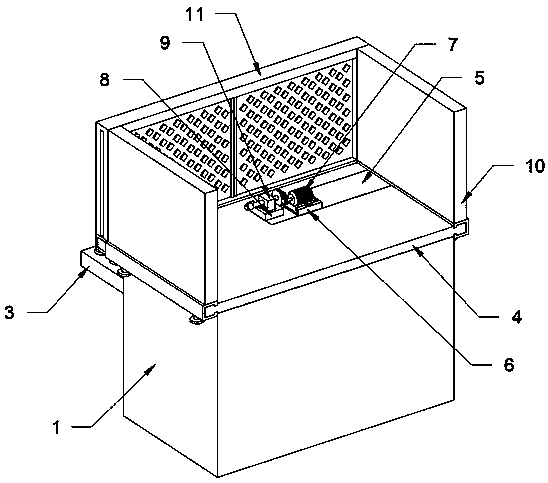 Dragging experiment table for small light-load motor