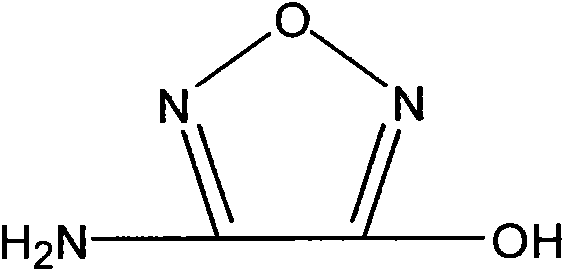 Synthetic method of 3-amino-4-hydroxyfurazan