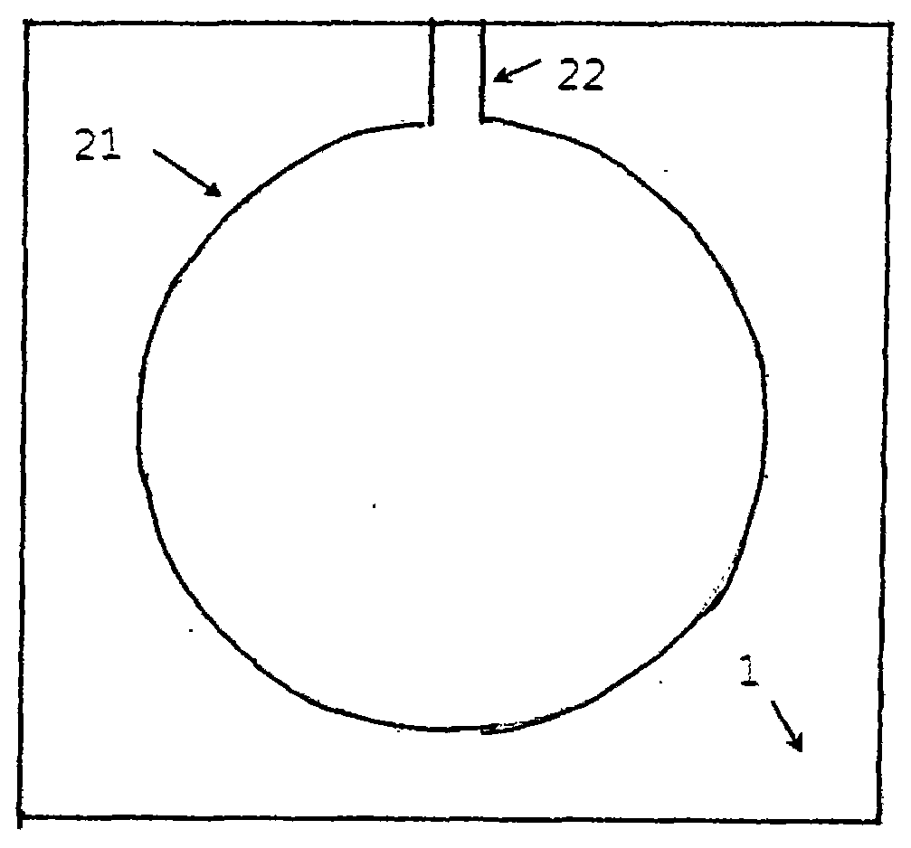 Directional output disc micro-cavity laser device