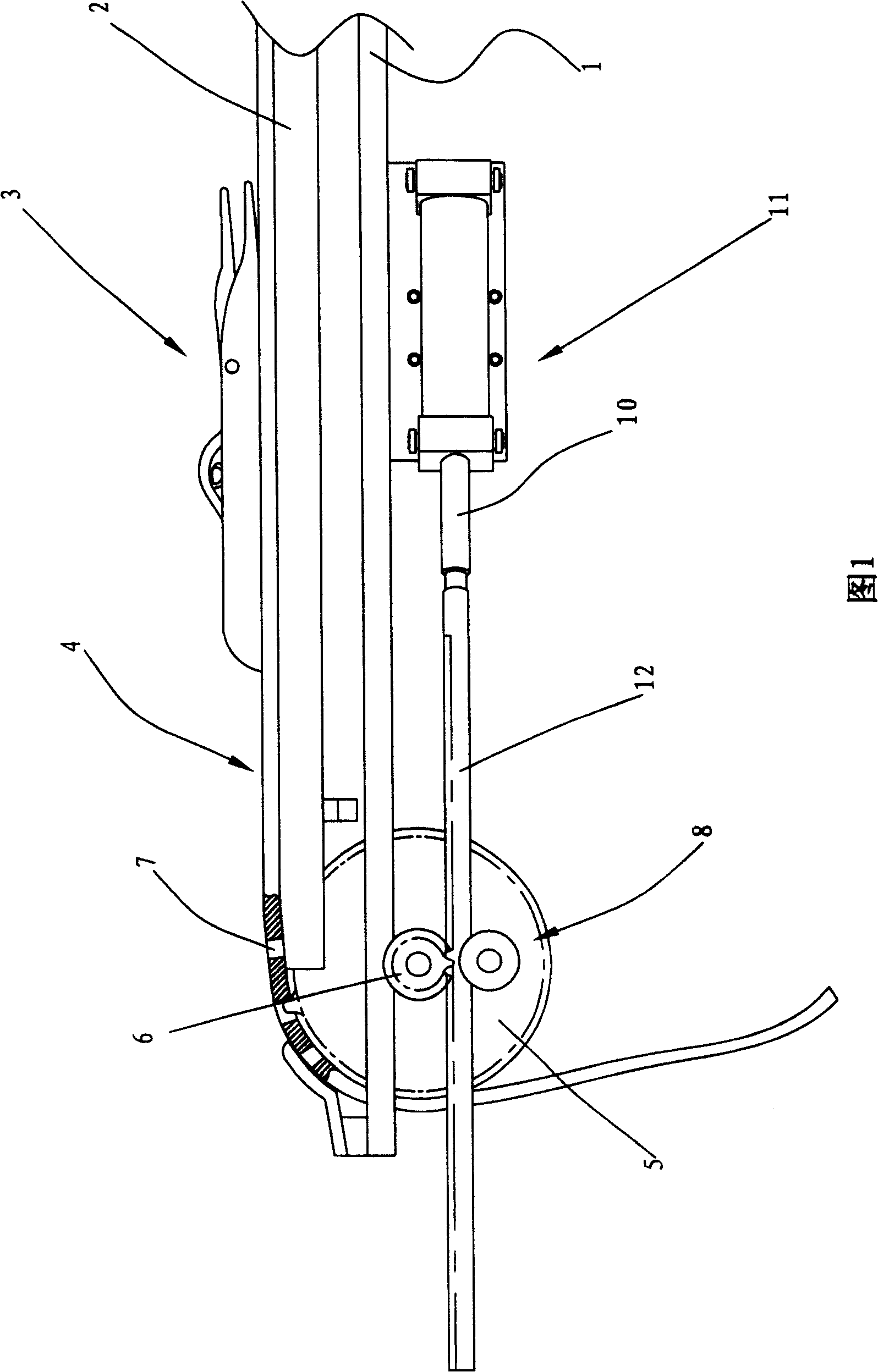 Transmission mechanism for curtain sheet weaving machine