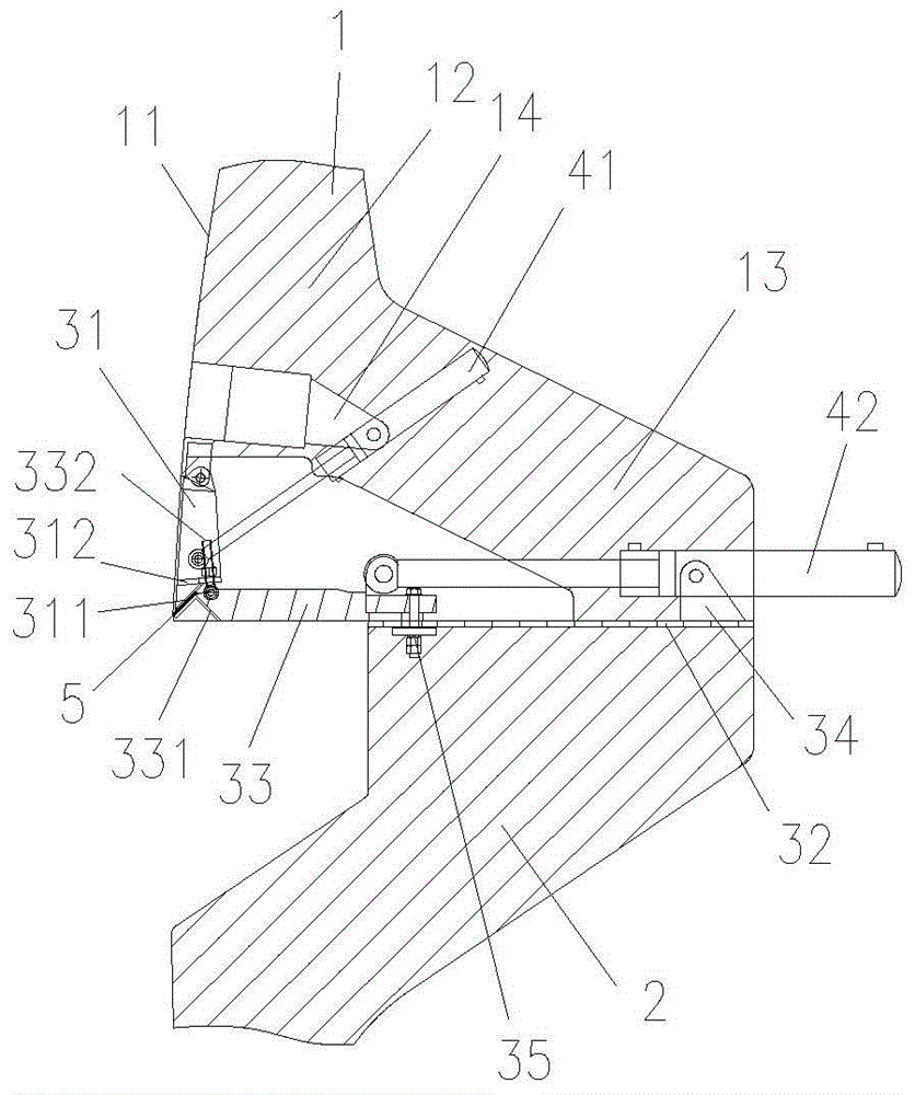 A formwork assembly for lining corbels in tunnel construction and its construction method