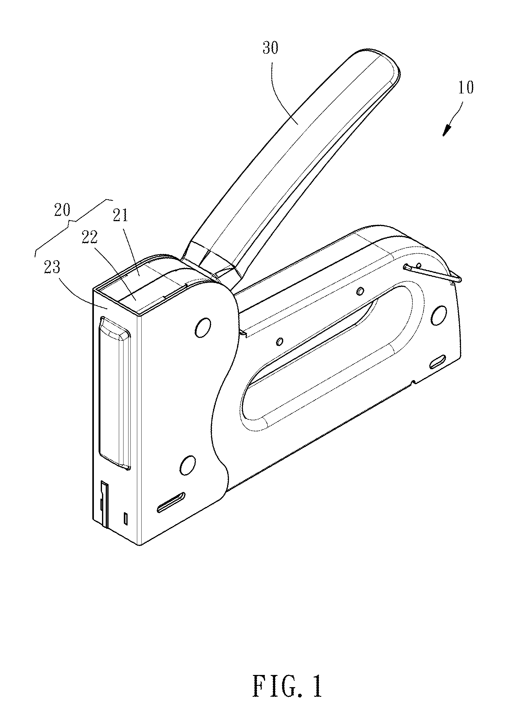 Staple gun automatically applicable to staples of multiple sorts