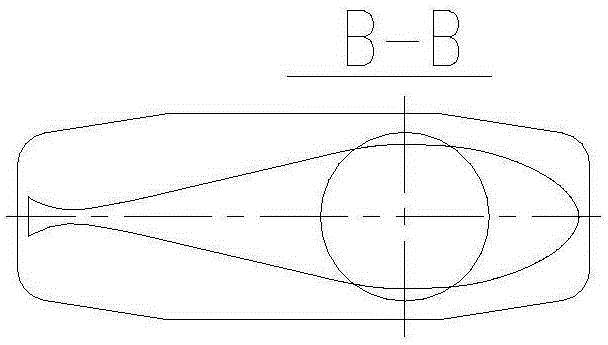 Shilling rudder used for icebreaker