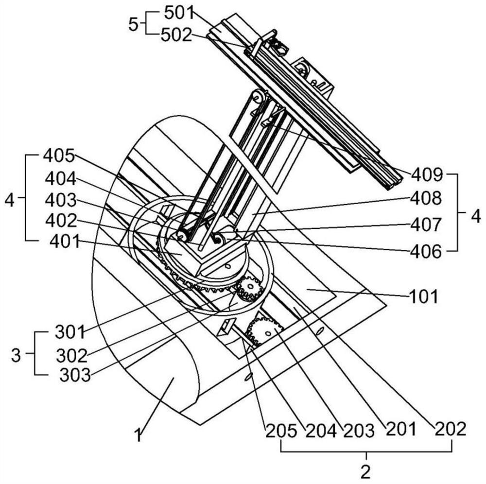 A shared bicycle parking device