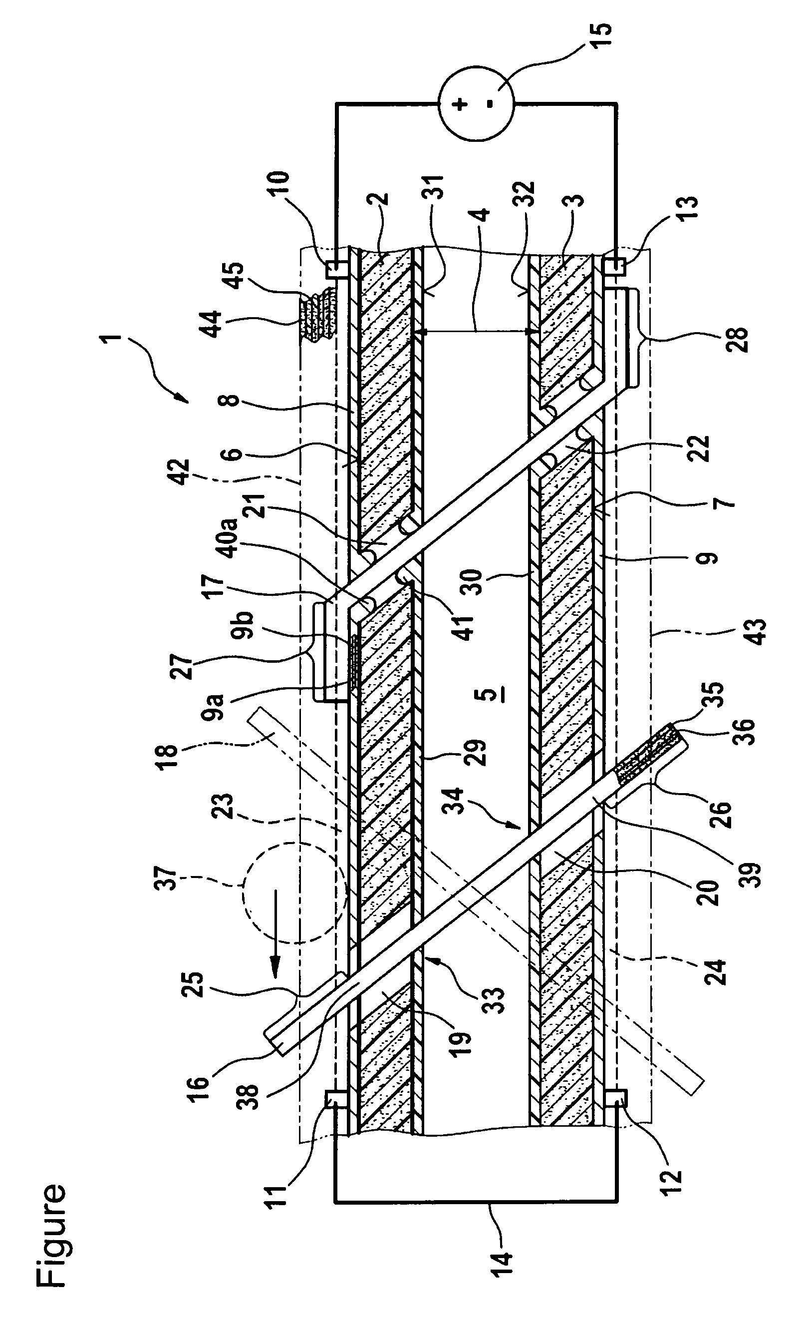 Method for producing a sandwich construction, in particular a sandwich construction for the aeronautical and aerospace fields