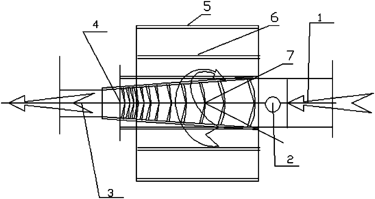 Shaftless reverse radial turbine blade steam generator