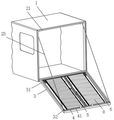 A new energy electric van tailgate with weighing function