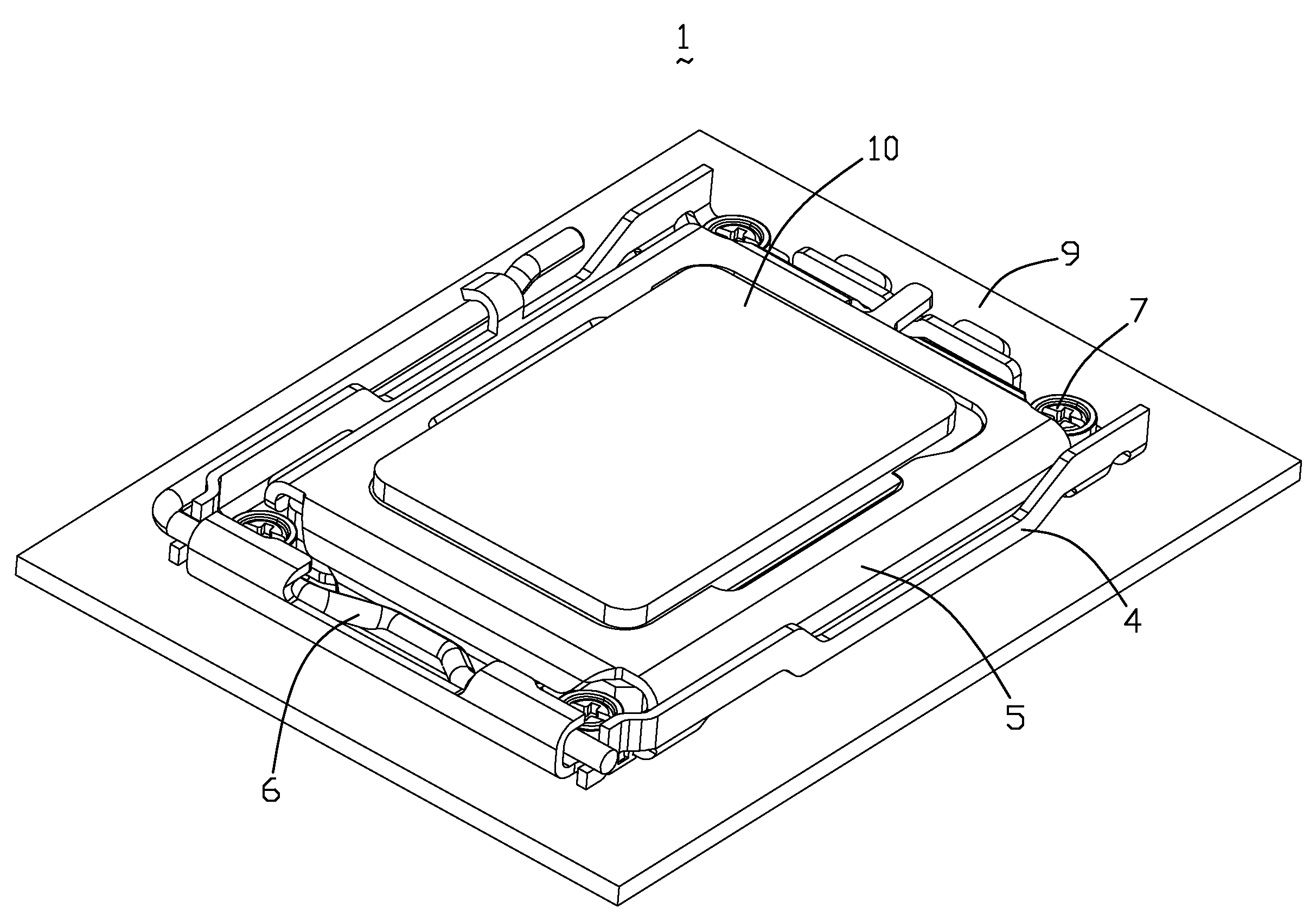 IC socket having an improved locking arrangement and method of making the same