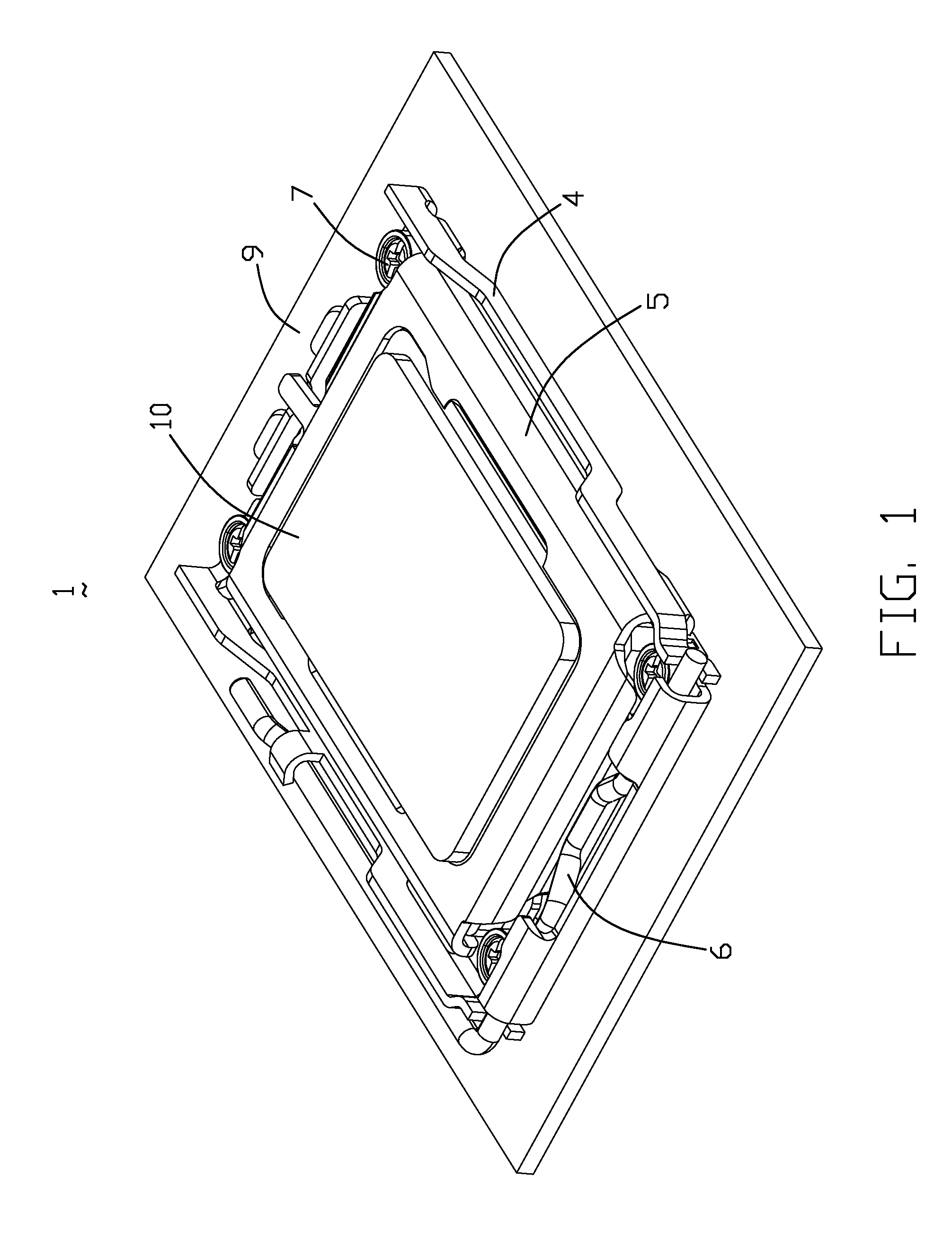 IC socket having an improved locking arrangement and method of making the same