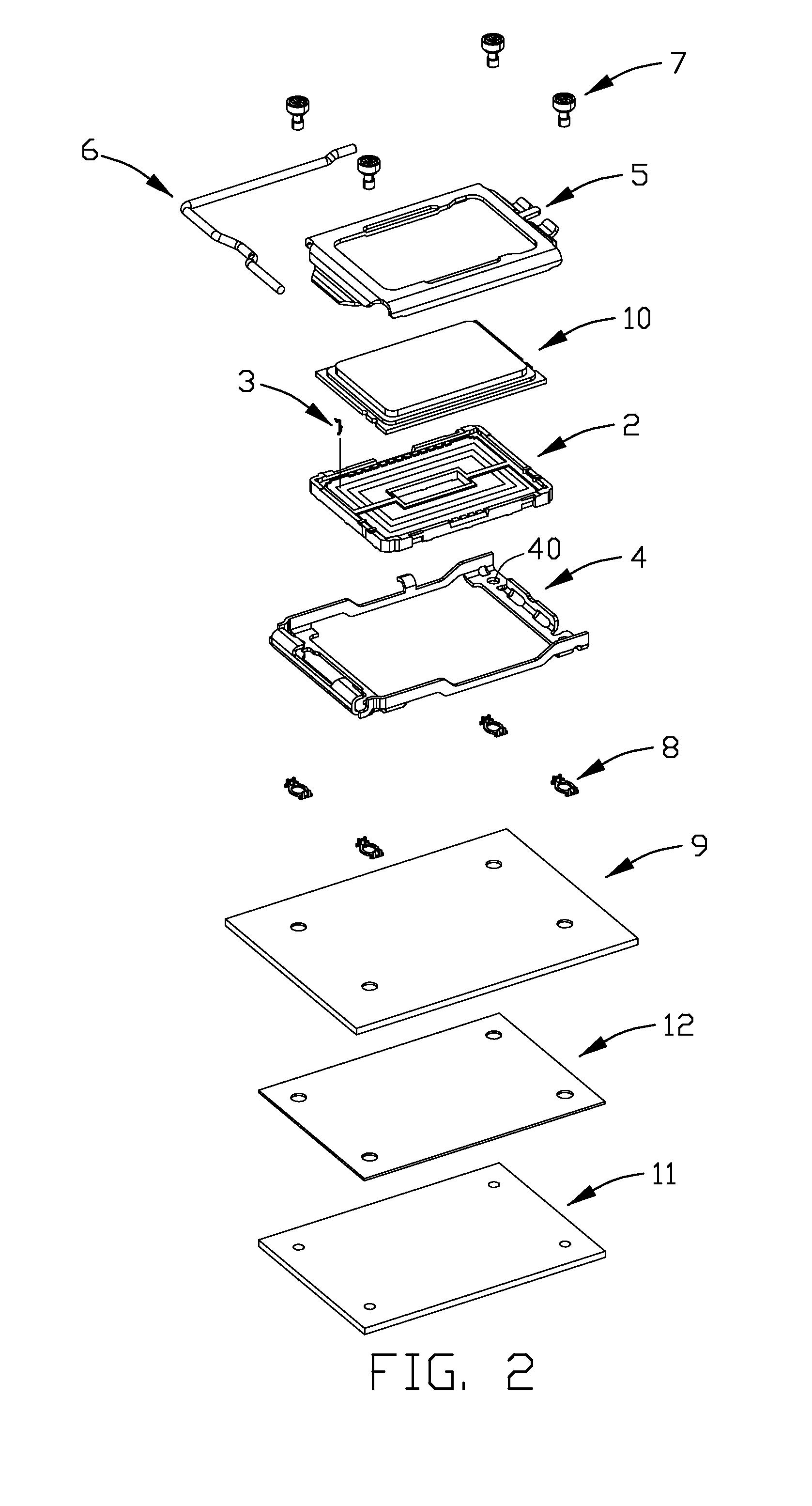 IC socket having an improved locking arrangement and method of making the same