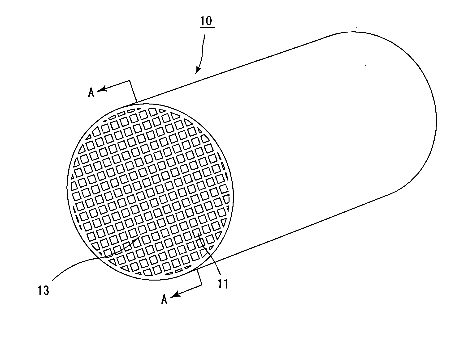 Honeycomb filter for clarifying exhaust gas