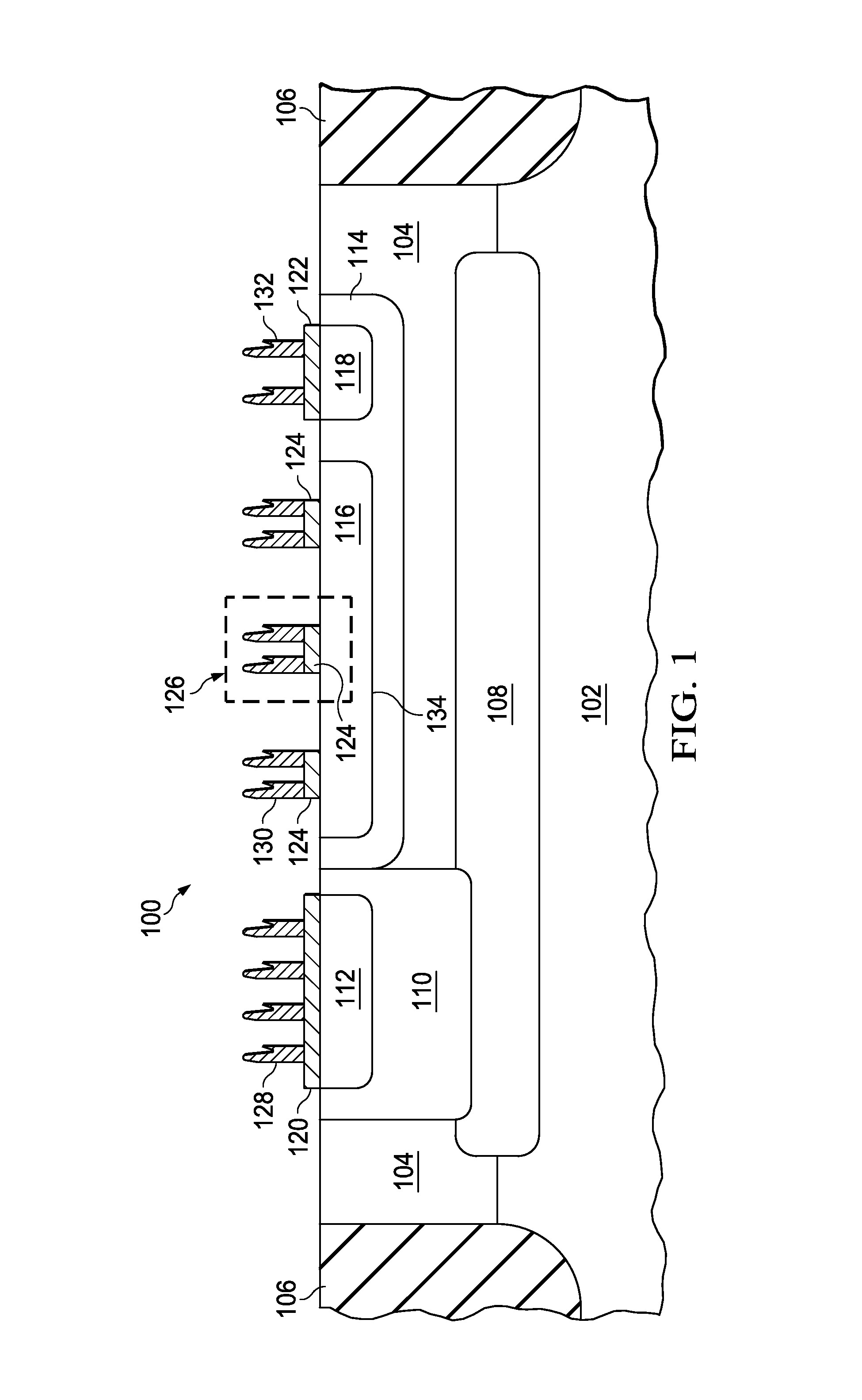 Emitter ballasting by contact area segmentation in ESD bipolar based semiconductor component