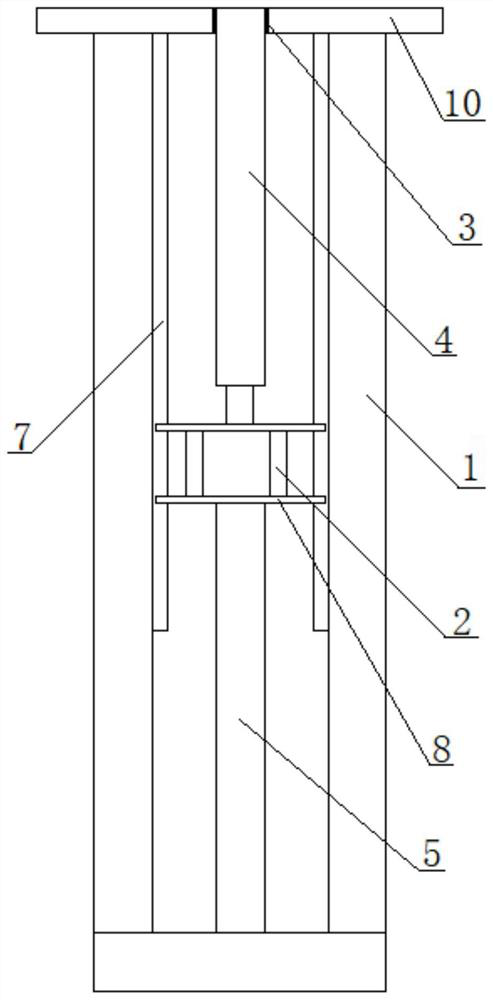 A construction method of an automatic plug-in vibrating device for the second lining concrete of a tunnel