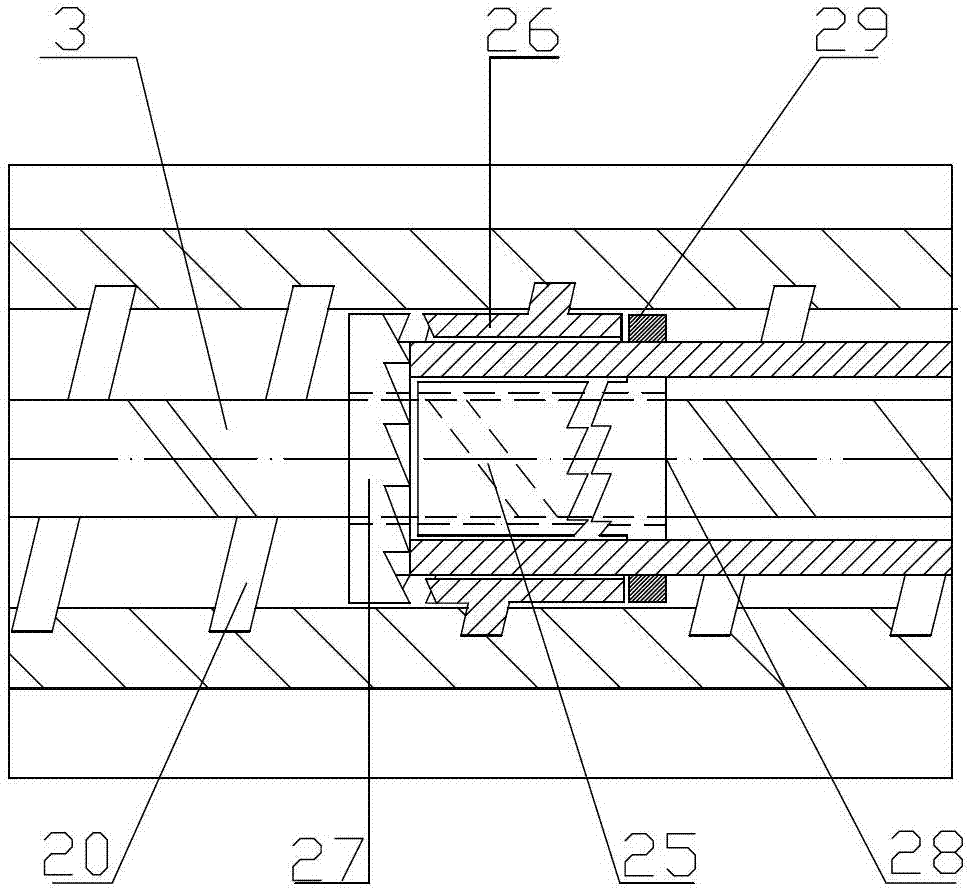 Two-way drive rotary wave power generation device with wave push plate