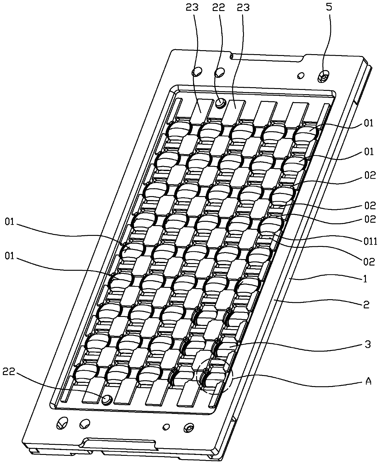 Lens ink-jet tooling