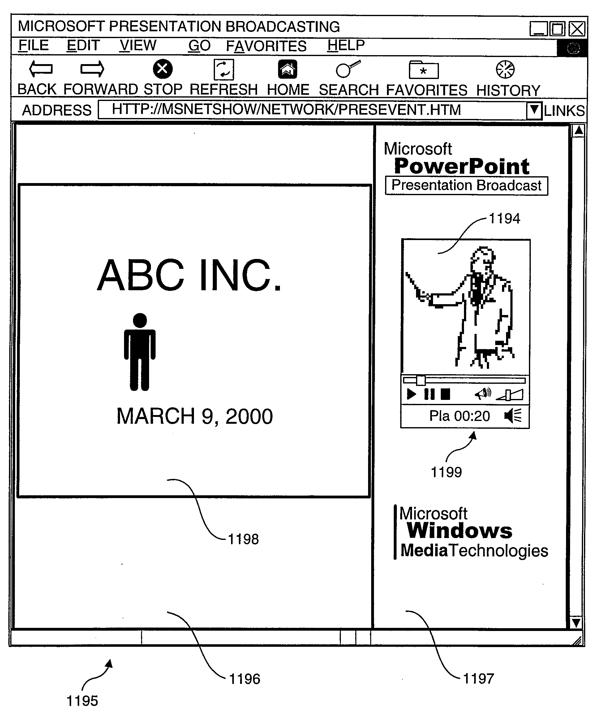 System and method for recording a presentation for on-demand viewing over a computer network