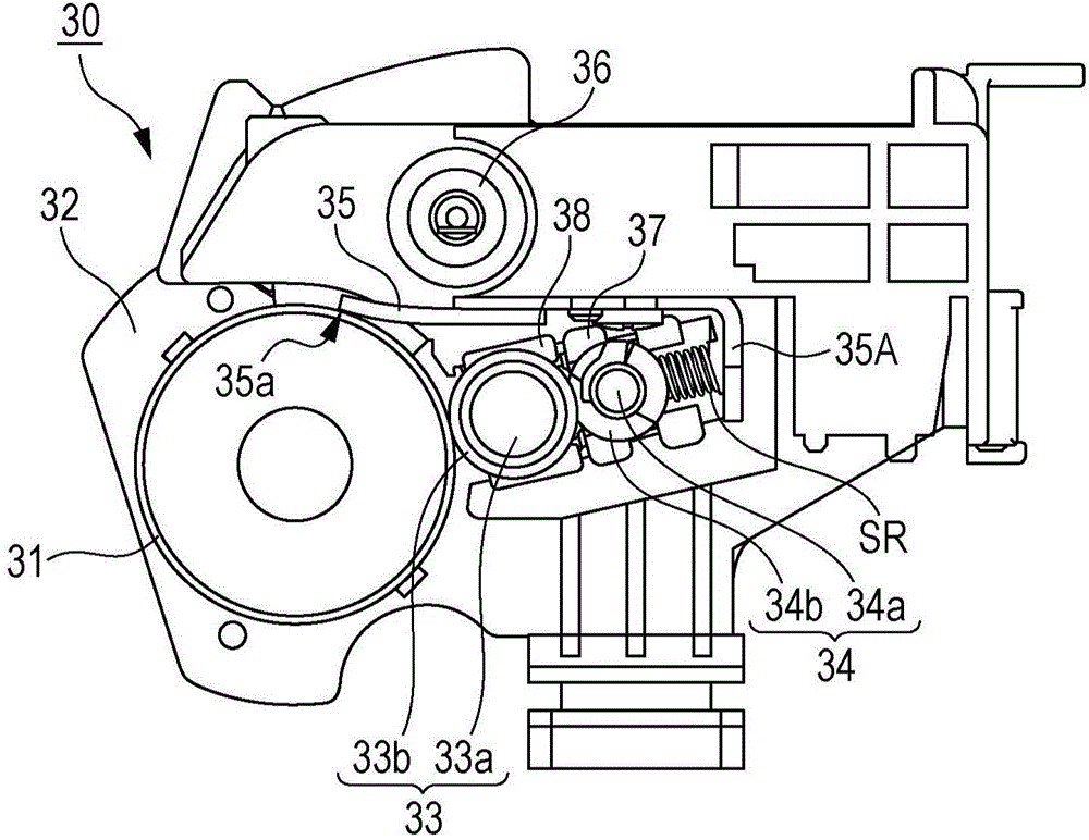 Rotor bearing member, photoconductor unit including the same, and image forming apparatus