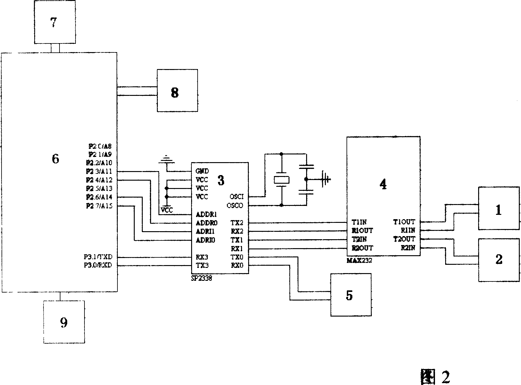 Short message transceiver having wireless locating function