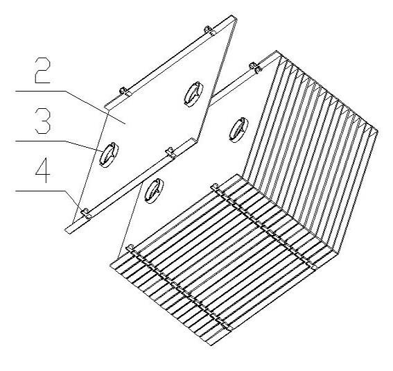 Radiating module with heat conducting pipe and buckling type radiating fin in close fit with each other