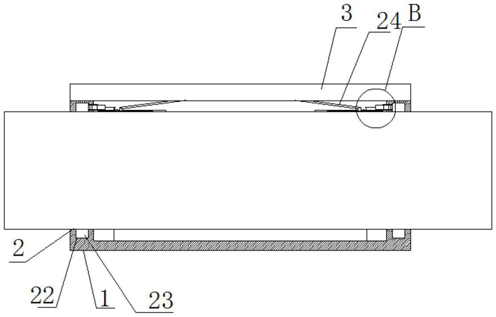 Water pipe fixing and burying device for water conservancy projects