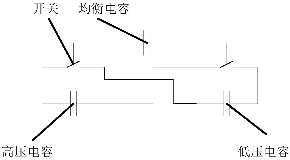 Multi-section lithium battery equalization repairing method based on LED lamp characteristic