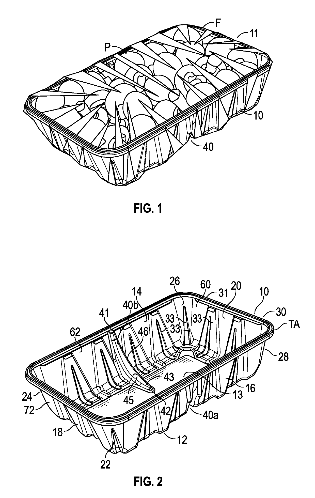 Packaging tray