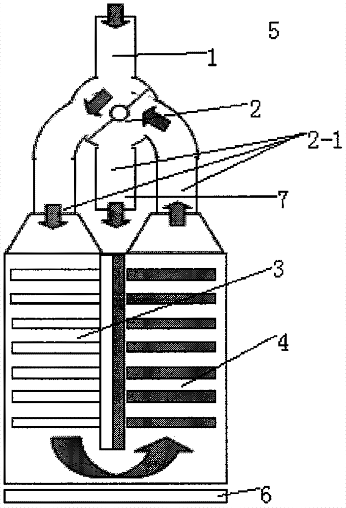 Method for cooling biomass gasification gas and recovering waste heat by using heat exchanger