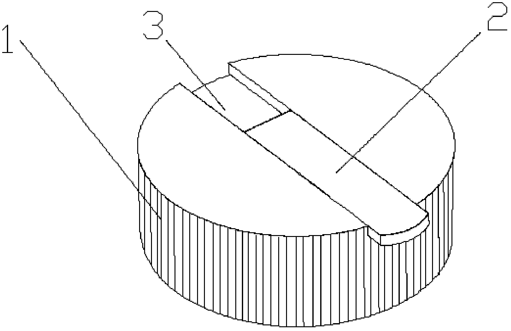 Lever-type easily-opened bottle cap