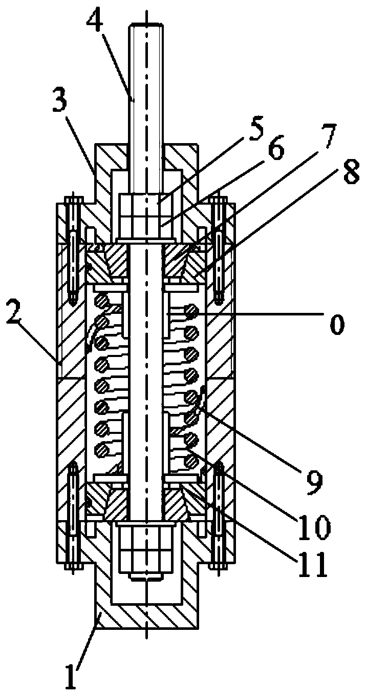 Spiral friction damping device for electrical equipment