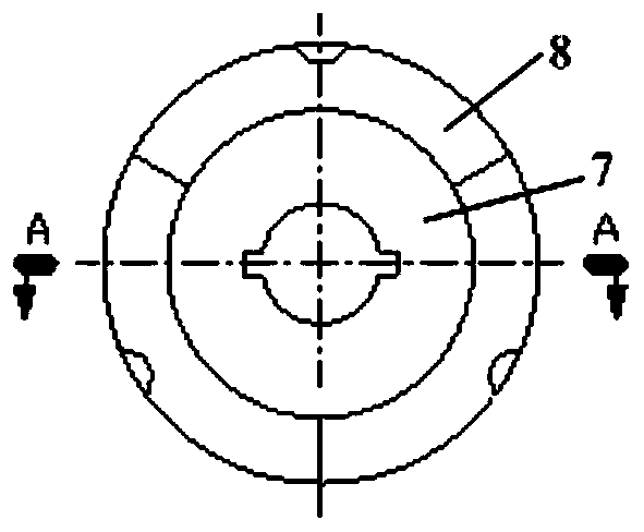 Spiral friction damping device for electrical equipment