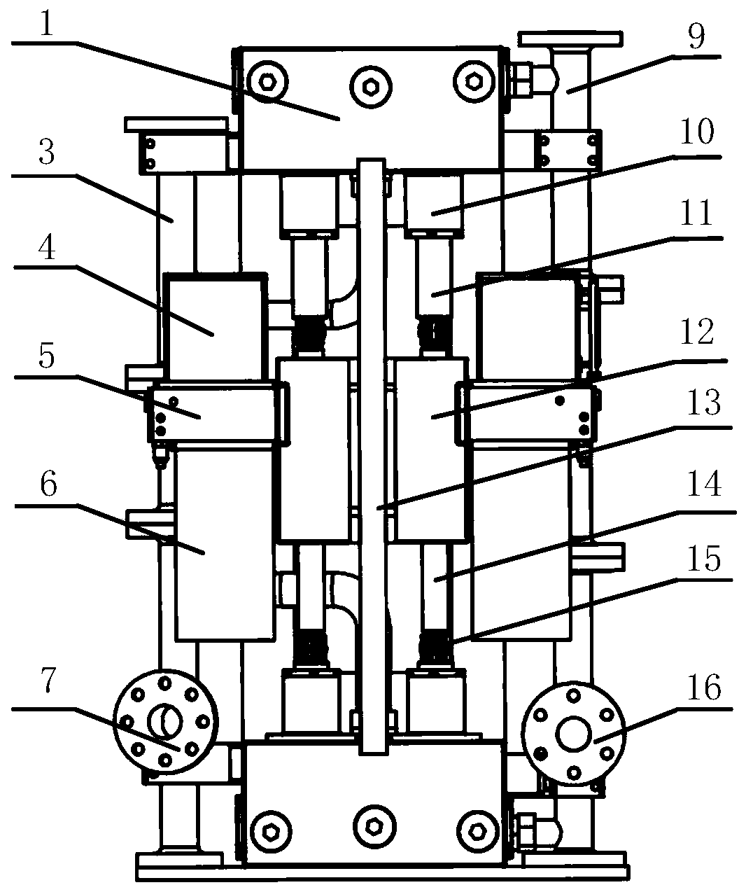 EHA driving plunger pump and control method thereof