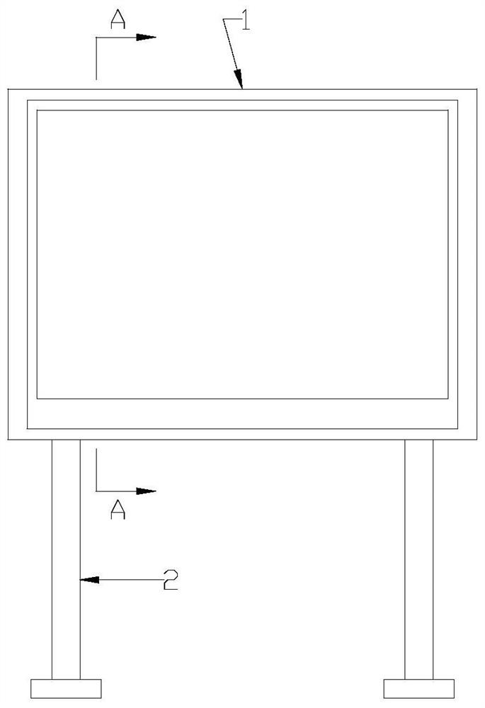 Outdoor display screen display stand