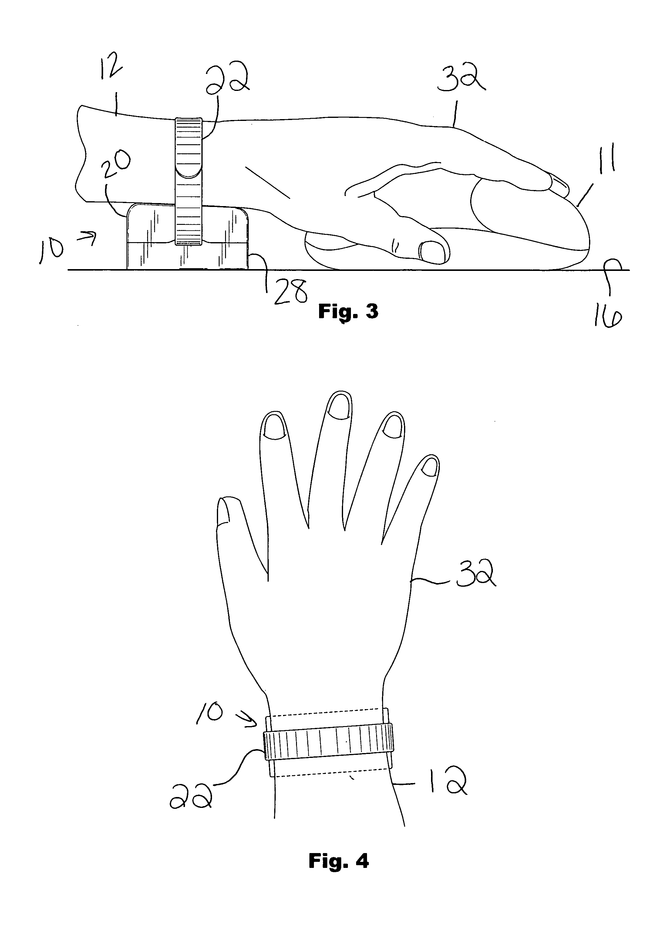 Portable wrist rest system